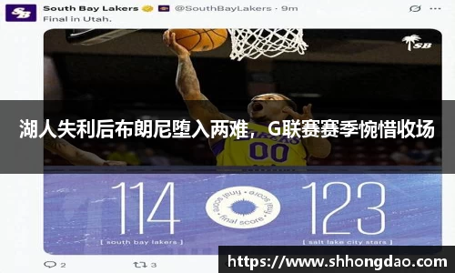 湖人失利后布朗尼堕入两难，G联赛赛季惋惜收场